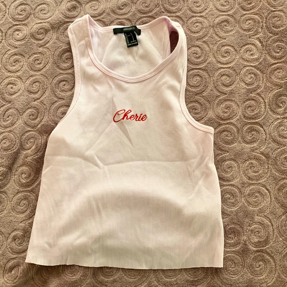 FOREVER 21 Pink Crop Top